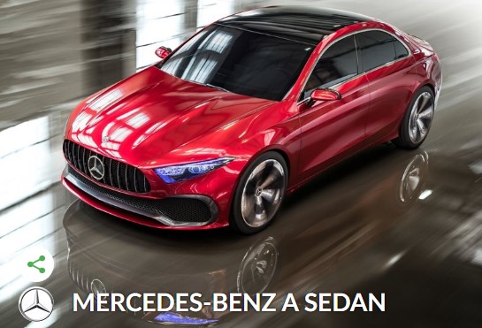 MERCEDES-BENZ A SEDAN (MЕРСЕДЕС-БЕНЦ А СЕДАН)