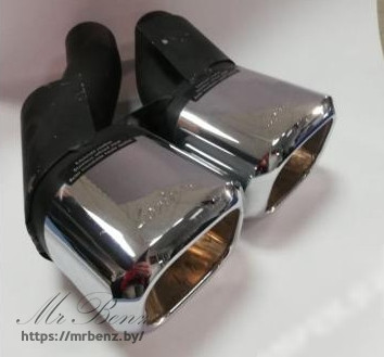 Насадка на глушитель к Mercedes E W124, 1995 г.