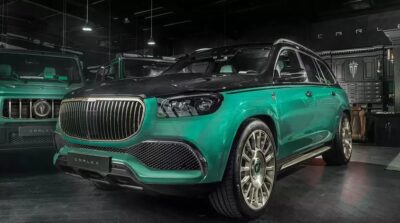 Из Mercedes-Maybach сделали очень зелёный кроссовер