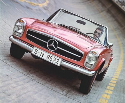 Премьера пагоды в Женеве: Mercedes-Benz 230 SL в марте 1963 года.