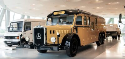 Этот автобус Mercedes-Benz находился в использовании австрийской почты до 1970-х годов