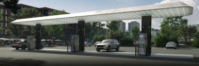 Этой осенью Mercedes-Benz откроет в мире первые мощные зарядные станции