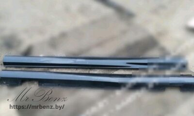 Накладка на порог к Mercedes C W204, 2010 г.