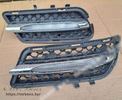 Фара противотуманная (комплект) к Mercedes E W212, 2012 г.