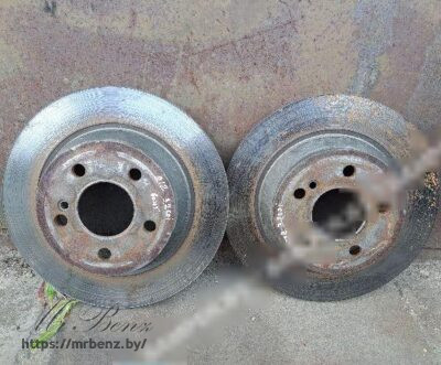 Диск тормозной задний к Mercedes E W212, 2012 г.