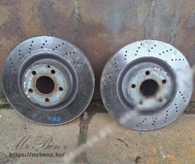 Диск тормозной передний к Mercedes E W212, 2012 г.