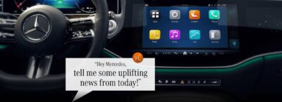 Живое общение с вашим Mercedes-Benz благодаря голосовому помощнику MBUX на основе искусственного интеллекта